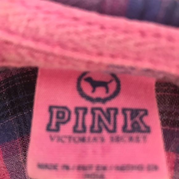 PINK Flannel Shirt - Picture 4 of 4